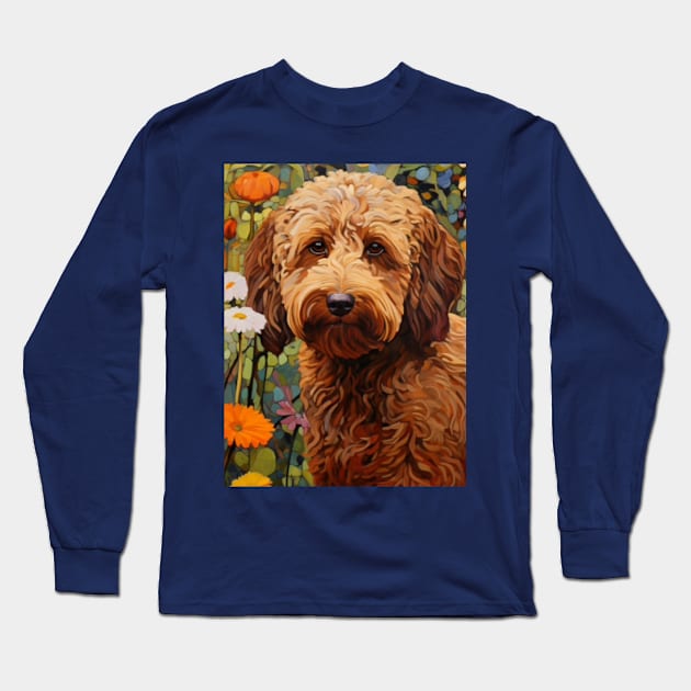 Labradoodle Long Sleeve T-Shirt by VelvetEasel